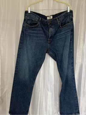 Agolde Women’s Indigo Straight-Leg Jeans Parker Long